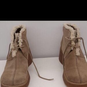 Toms Tan Shearling-Lined Winter Boots